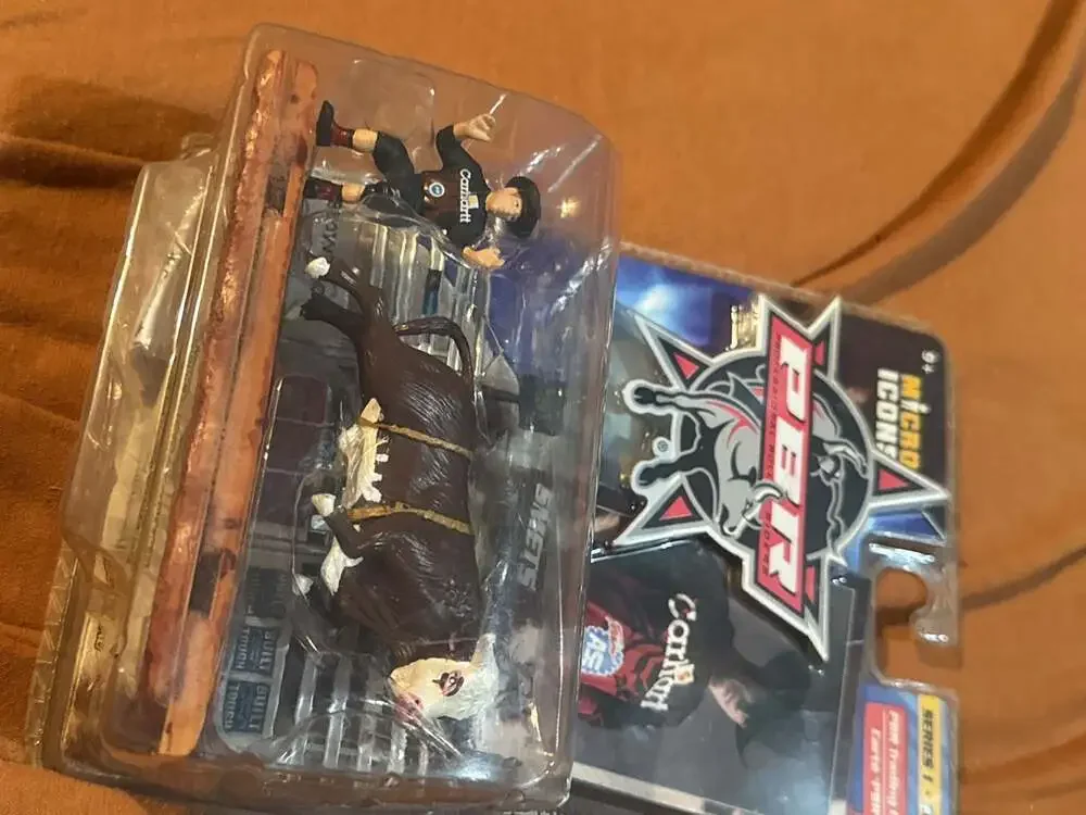 Micro Icons PBR Professional Bull Riders Series 1 Rob Smets & Hammer Action Figu